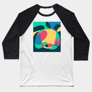 Abstract Aesthetic Pattern Baseball T-Shirt